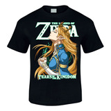Camiseta The Legend Of Zelda Manga Corta Serie Black