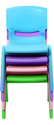 Silla De Plástico Para Niños Súper Resistente Y Apilable X1