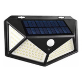 Lampara Solar 190 Led Smd Aplique Exterior Sensor 4 Modos