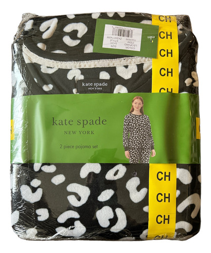 Set De 2 Piezas Pijama Leopardo Chica, Kate Spade