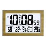 Reloj De Pared Digital, Calendario De Temperatura, Tabla De