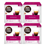 Dolce Gusto Espresso Nescafe 16 Capsulas X4