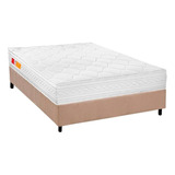 Cama Box Casal: Colchão Espuma Orthocrin D33 Royal Plus + B