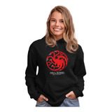 Sudadera Gorro Mujer House Targaryen Game Of Thrones 