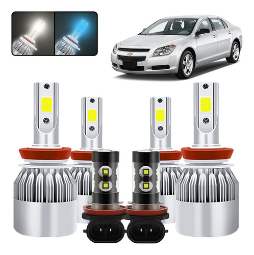 Kit De Focos Led H9 H11 Para Chevrolet Malibu 2004-2012