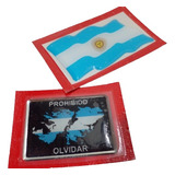 Insignia Emblema Patria Bandera Argentina + Malvinas Ver Med
