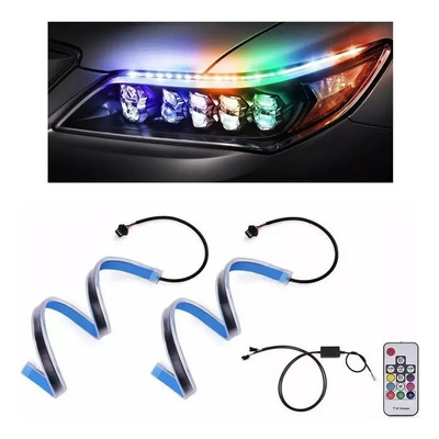 Tira Luz Drl Direccional Secuencial Fluyendo Rgb Auto 60cm | MercadoLibre