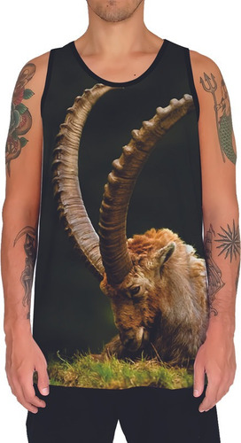 Camiseta Regata Unissex Animal Cabra Cabrito Bode Fazenda 4