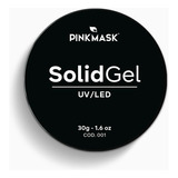 Gel Solido Para Soft Gel Uv/led Press Pink Mask Tips  30gr