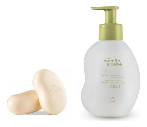 Natura Mamae E Bebe Sabonete Barra+hidratante Corporal 200ml