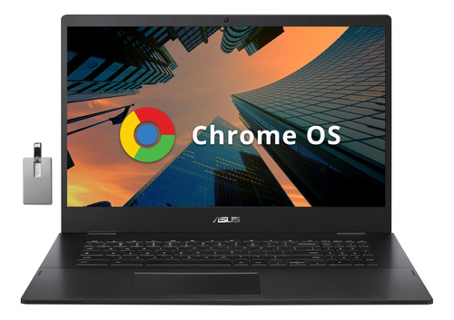 Laptop Asus Chromebook Cx1700 17.3  N4500 4gb 64gb -negro