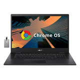 Laptop Asus Chromebook Cx1700 17.3  N4500 4gb 64gb -negro