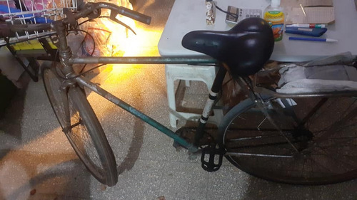 Bicicleta Inglesa Antigua + Inflador + Cofre Trasero + Etc