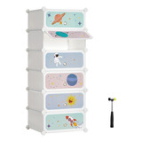 Estantería Modular Songmics Infantil De 6 Cubos Plástico