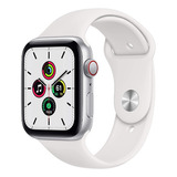 Apple Watch Se Gps Celular 44mm Plateado Aluminio Blanco Spo