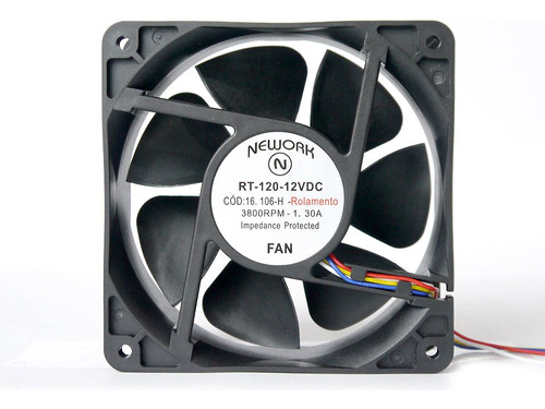 Miniventilador 120x120x38 12 Vdc Nework Código 16.106 H