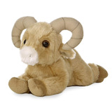 Peluche Aurora Mini Flopsie Big Horn Sheep Carnero Cabra Color Beige