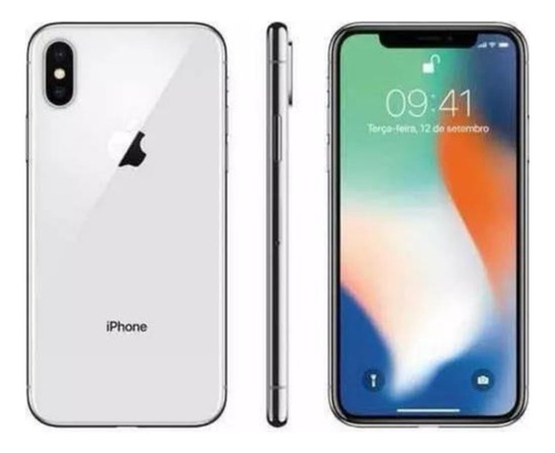 iPhone X 256 Gb Prateado - Vitrine 