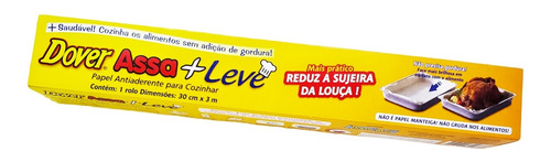 Papel Antiaderente Dover Assa + Leve 30cm X 3m