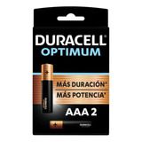 Pilas Duracell Optimum Aaa X2 Unidades