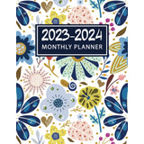 Planificador Mensual 2023-2024: Dos Años (enero 2023 A 2024)