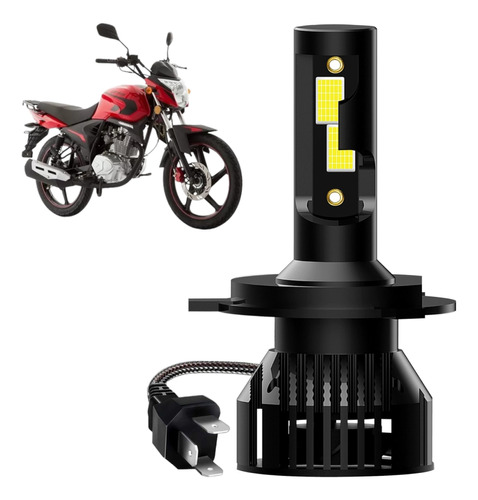 Foco Led H4 Moto Italika Dt150 Sport 11000lm Motocicleta Luz