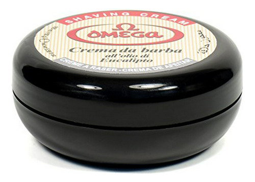 Jabon De Afeitar - Omega 46001 Shaving Soap In Bowl- 2 Pack