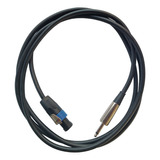 Cable Para Bocina Speakon A Plug 6.3 2x14 Uso Rudo De 5 Mts