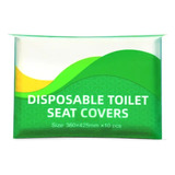 Funda Desechable Para Asiento De Inodoro Baño Con 10 Piezas