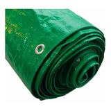 Rafia Cubrecerco Verde Plastificado Con Ojales 1,90 X 25 Mts