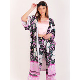 Kimono Saco Largo Mujer Estampado Varios Modelos A La Moda