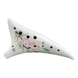 Ocarina Con Cordón Alto, Instrumento Musical, Ocarina Pintad