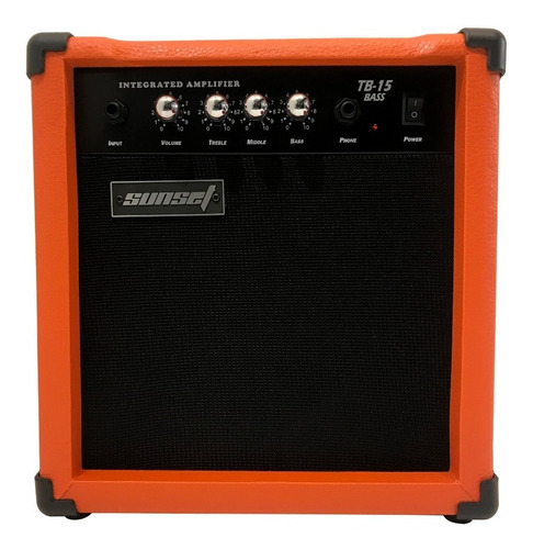 Amplificador Para Bajo Sunset 15watts De Estudio