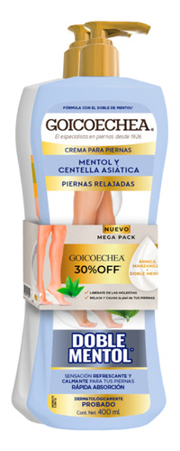 Pack Goicoechea Crema Doble Mentol + Árnica-manzanilla