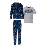 Set Pijama Saint Eve 3 Piezas Conjunto Niños Youth Original