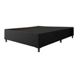 Base Para Cama Box Casal Corino Preto (138x188x35)