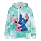 Sudadera Unisex Con Estampado 3d De Lilo & Stitch