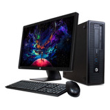 Equipo Completo Hp Amd A4 8gb De Ram 120gb Ssd Monitor 19