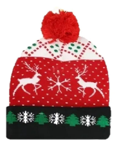 Gorro Navideño Luz Led Unitalla Navidad Varios Modelos