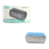 Relógio Despertador Caixa De Som Bluetooth Espelho Rádio Fm