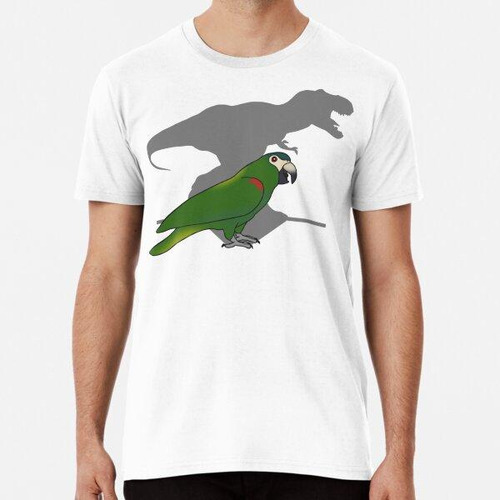 Remera T-rex Loro Guacamayo De Hahn Algodon Premium