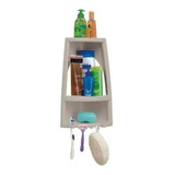 Organizador Esquinero Baño Y Ducha Rimax Beige