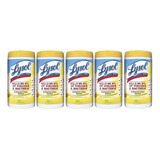 Toallitas Lysol Desinfectantes, Mata 99.99% De Virus Paq 5