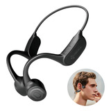 Fone De Ouvido Bluetooth Sem Fio Air Condução Indução Óssea Cor Preto