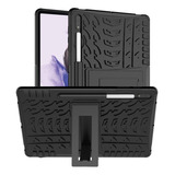 Mica +funda Para Galaxy Tab S7 Plus / S8 Plus / S7 Fe Llanta