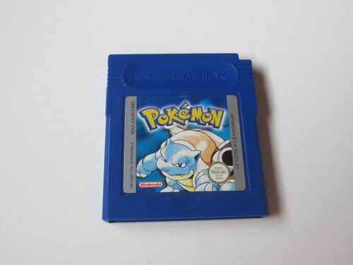 Pokemon Blue Original Para Nintendo Game Boy Graba Partida 