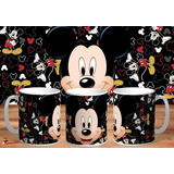 Taza - Tazón De Ceramica Mickey Mouse Disney 4k Art 01