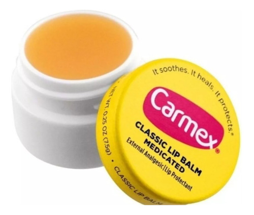 Bálsamo Labial Carmex Classic Lip Balm Medicated Tarro Pote