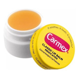 Bálsamo Labial Carmex Classic Lip Balm Medicated Tarro Pote