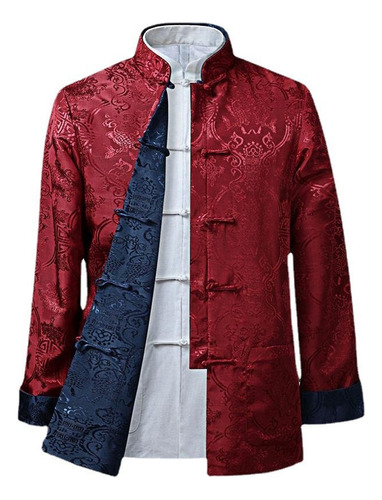 Camisa De Vestir Asiática Para Hombre, Chaqueta De Kung-fu,